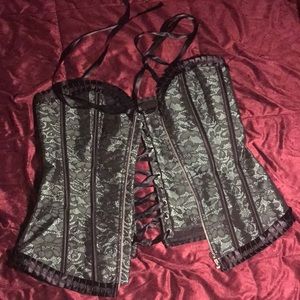 Bslingerie Large Floral Laced Corset